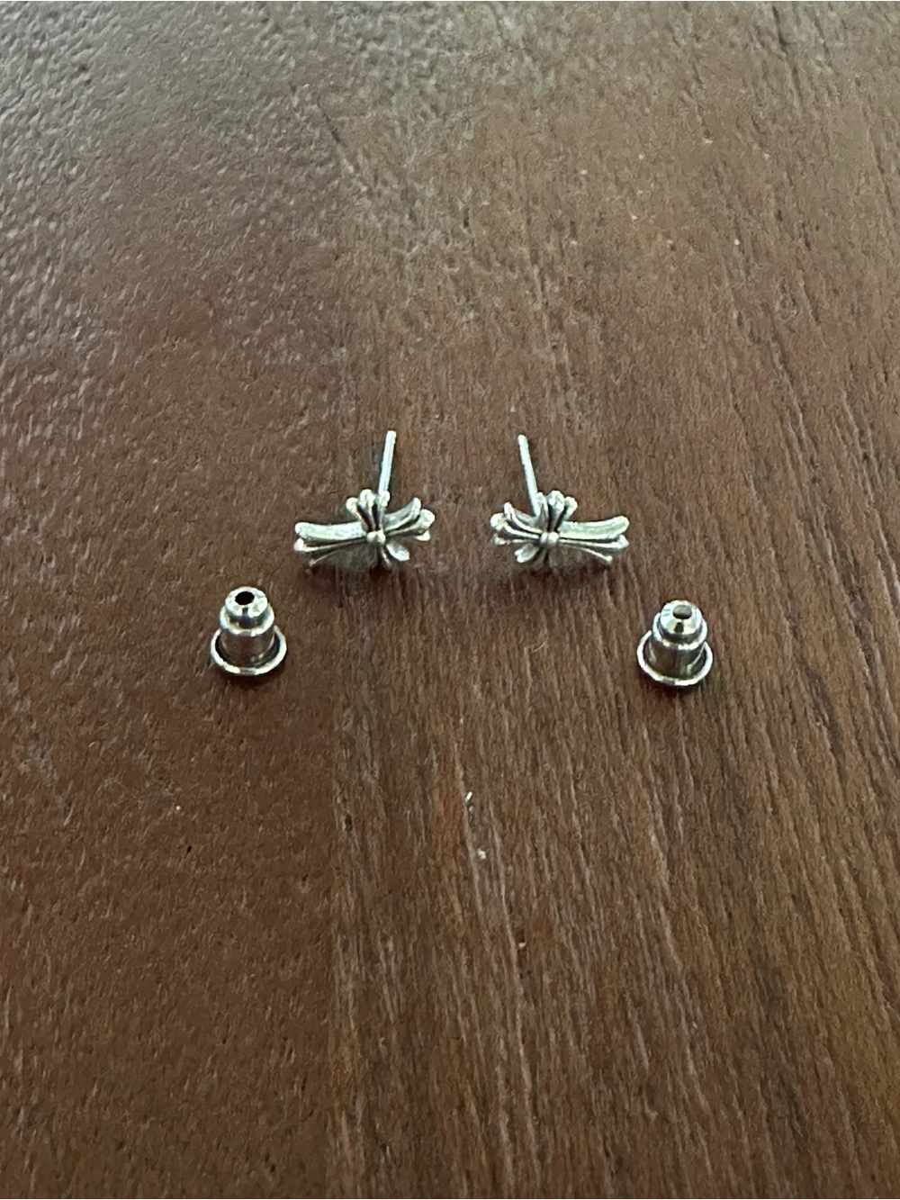 Chrome Hearts Mini Cross Stud Earrings
